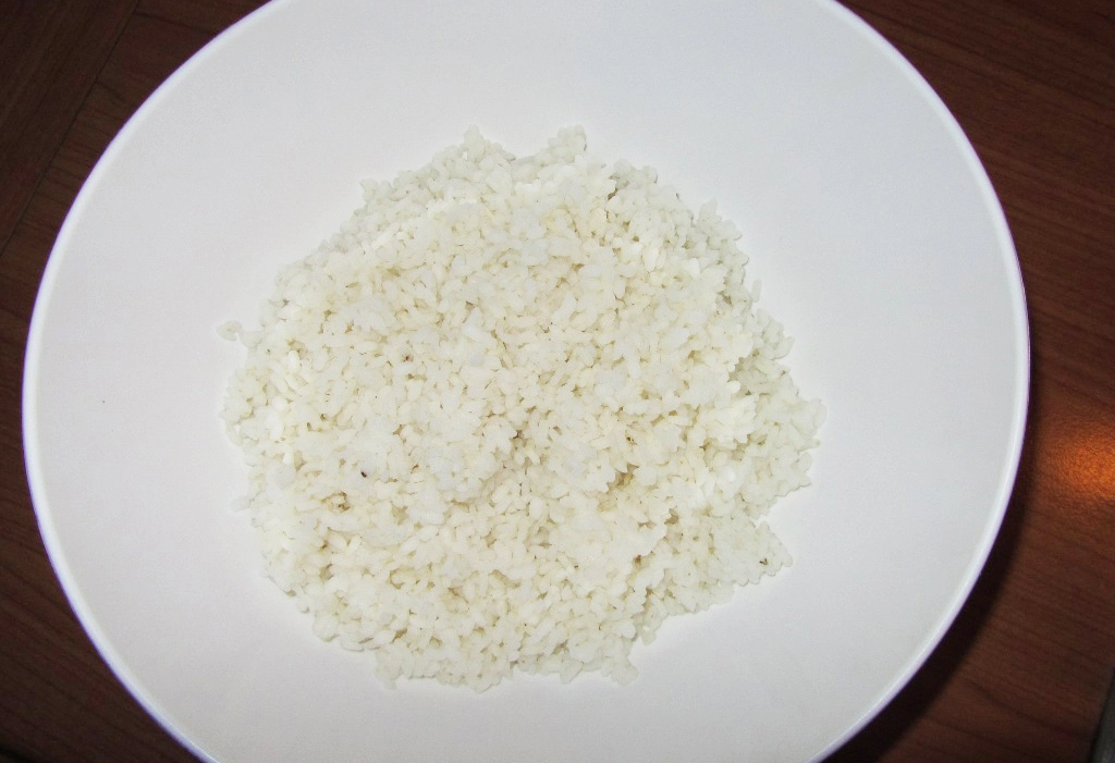 Home 4 Piatto del riso bianco bollito CON RISTOACQUA